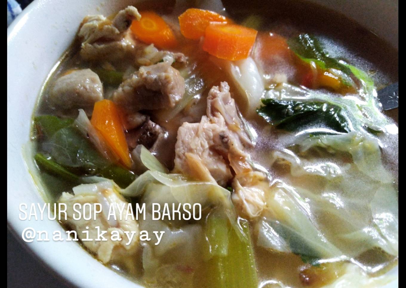 Sayur Sop Ayam Bakso