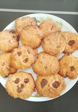 Une photo de Cookies aux pépites de chocolat