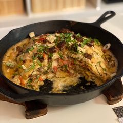 A picture of Tortilla Lasagna.