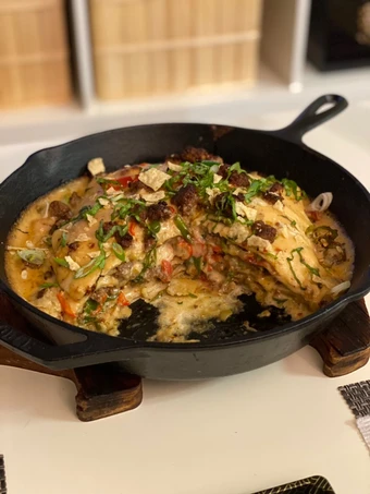 Easy Way Make lasagna tortila which Delicious