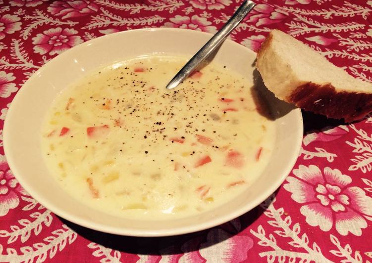 How to Prepare Quick Comfort sweet corn chowder