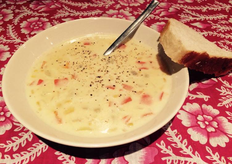 Comfort sweet corn chowder