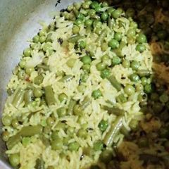 Matar pulao A picture of Matar pulao.
