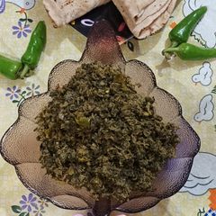 A picture of Mooli Ki Bhujya.