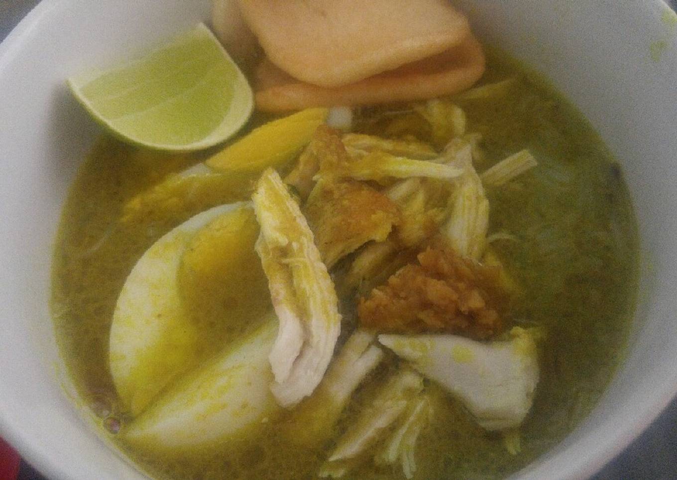 Soto ayam bening ala chua