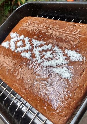 Una foto de Torta extraña
