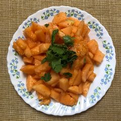 Muskmelon chaat A picture of Muskmelon chaat.