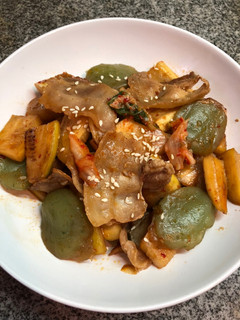 泡菜豬腩肉小炒 的食譜成品照片