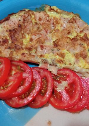 Una foto de Omelette