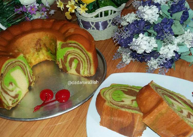 Bolu Putih Telur Loreng Army 😉