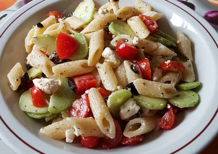 Pasta fredda con verdure