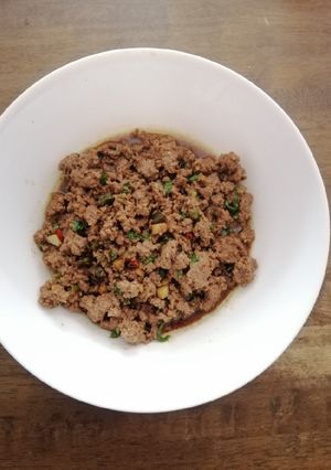 Gambar Pad kra pao daging
