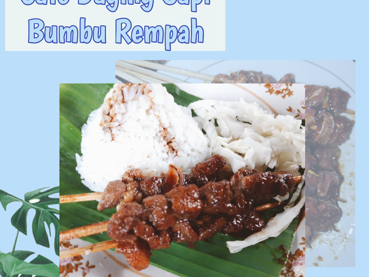 Cara Gampang Membuat Sate Daging Sapi Bumbu Rempah yang Lezat