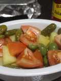 Ensalada con melón y jalapeños