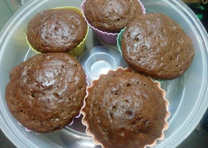 How to Prepare Super Quick Homemade Nutty Cocoa Banana Muffins