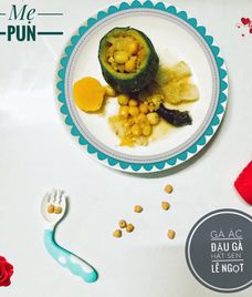 gà ác hầm hạt sen