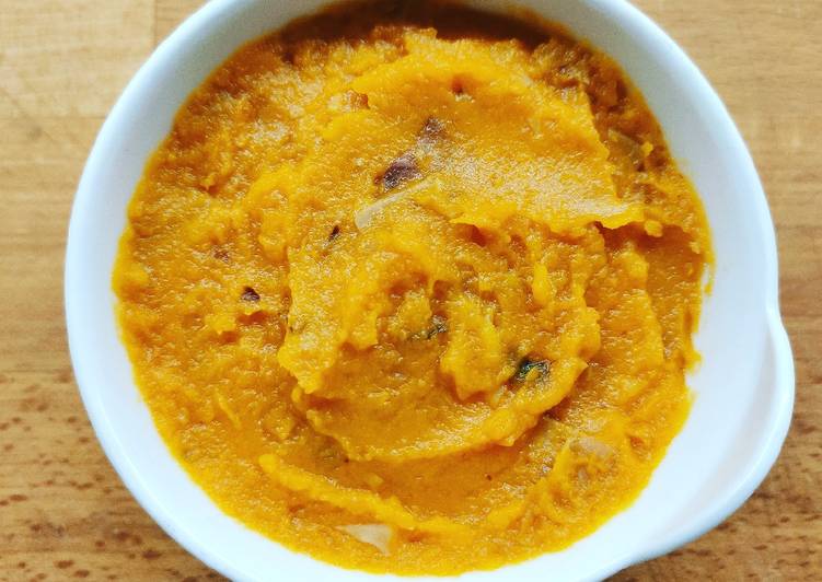 Recetta di Fatto in casa super veloce Purea di zucca in 3 modi