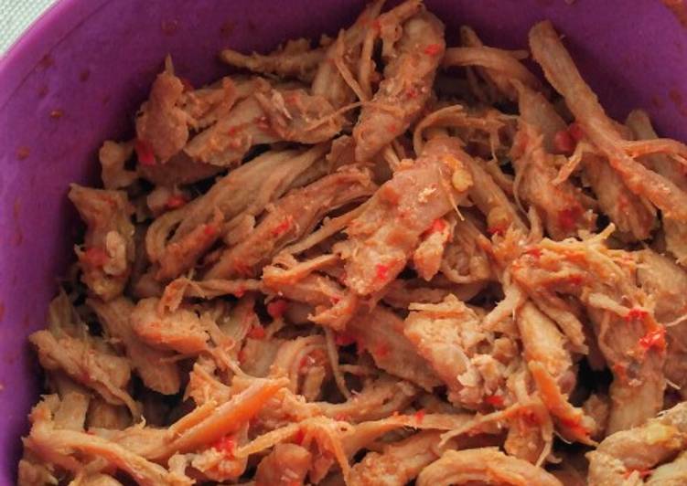 Guide to Make Ayam Suwir Pedas / Spicy Shredded Chicken in 18 Minutes for Young Wife