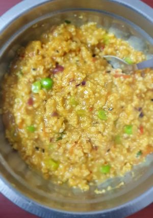 A picture of Masala oats.