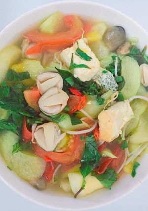 Hình của món Canh chua chay.