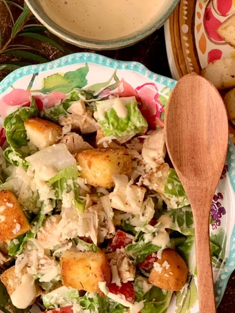 Easy Way Make Chicken Caesar Salad the Awesome  Tasty