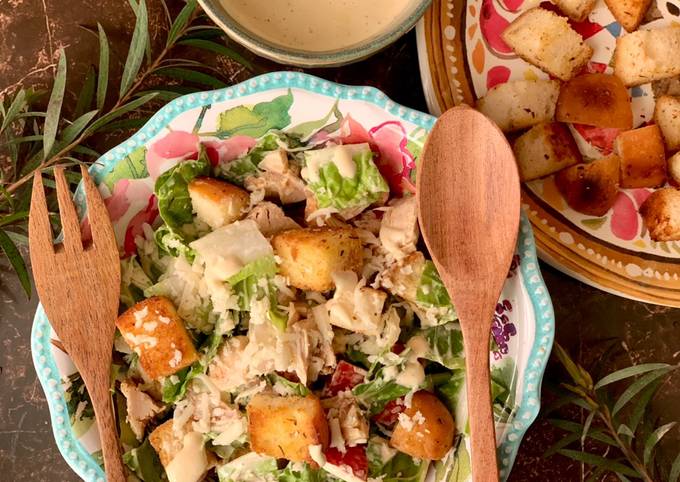 How to Make Perfect Chicken Caesar Salad