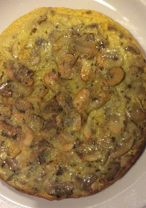 Una foto de Omelette de champiñones