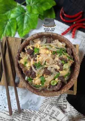 Foto resep Beef Oyakodon ala kuali_que
