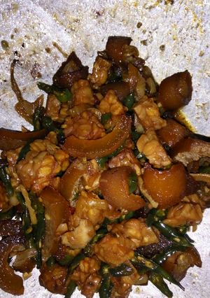 Foto resep Kikil tempe cabe hijau