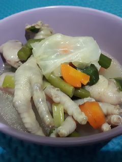 Foto resep Sop ceker seger simpel