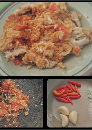 Foto resep Ayam geprek mudah dan enak