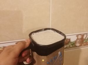 Una foto de Atole de nuez y avena