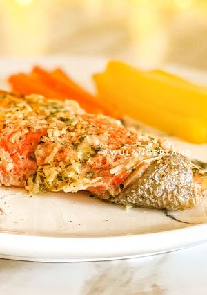 Foto resep Fun MPASI 9m+: Steamed Cheesy Salmon