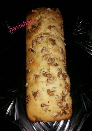 عکسی از دستور کیک لوف گردویی