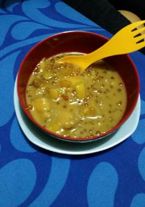 Foto resep Kolak pisang,ubi rambat +biji mutiara