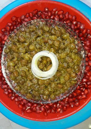 A picture of Chana masala.