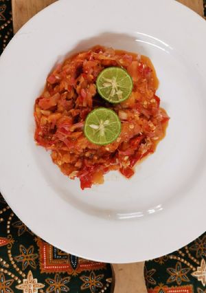 Foto resep Sambal matah honje merah