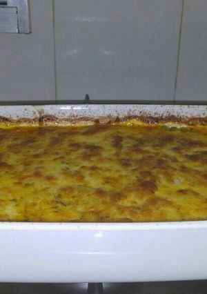 Una foto de Pastel de papas con pollo😋