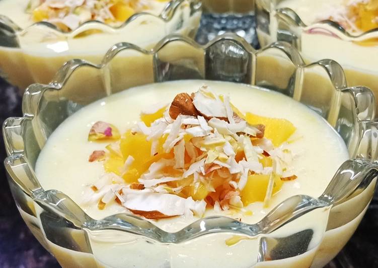 Recipe of Any-night-of-the-week Mango phirni