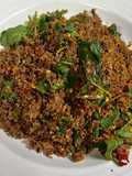คั่วหนูนา (อาหารป่า)Dry-Roasted Field Rat with Thai Herbs