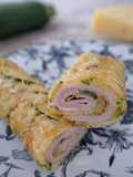 Cukkinis-sajtos tekercs (keto, low-carb, gyors recept) 🥒🧀
