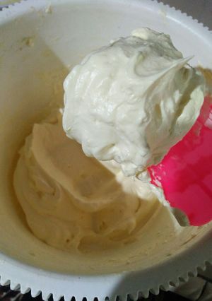 Foto resep Butter cream blue band chennie zhang