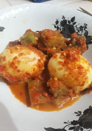 Foto resep Telor dan terong balado