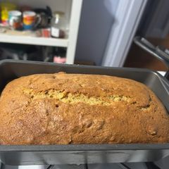A picture of Peanut Butter Chip Banana Bread.