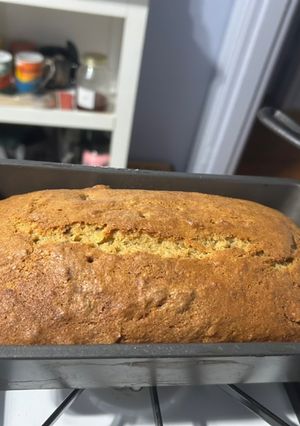 A picture of Peanut Butter Chip Banana Bread.