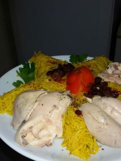 صورة لوصفة كبسة الدجاج