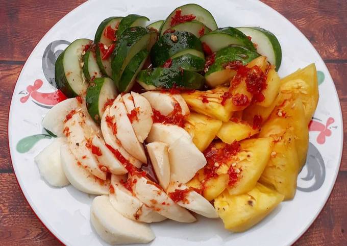 Resep Rujak Buah Segar Anti Gagal