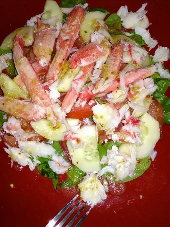 Easy Steps to Make Recipe Ocean salad that is So Delicious, So Delicious}