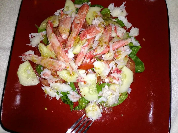 Easy Steps to Make Recipe Ocean salad that is So Delicious, So Delicious}