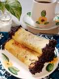 Roti Bakar Gulung Coklat